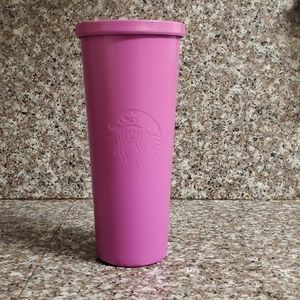 Magenta Starbucks venti cup